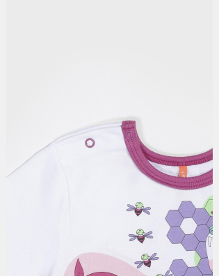 Conjunto Feminino Baby Manga Curta e Calça