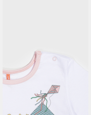 Conjunto Feminino Baby Manga Curta e Calça