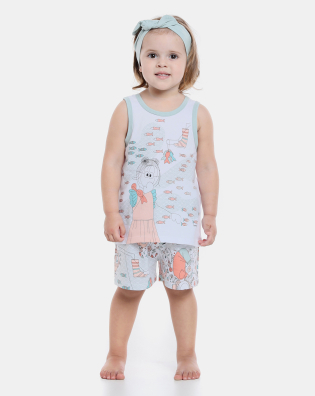 Pijama regata e short      