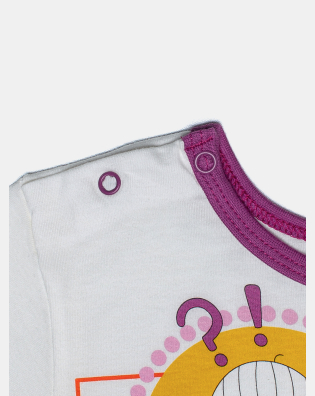 Pijama Feminino Infantil Manga Curta e Short Pat  Annie e Bill 