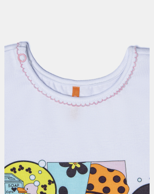Pijama Feminino Baby Manga Curta e Short