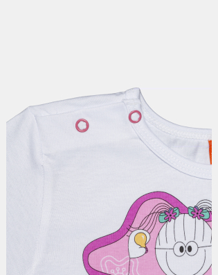 Pijama Feminino Baby Manga Curta e Short