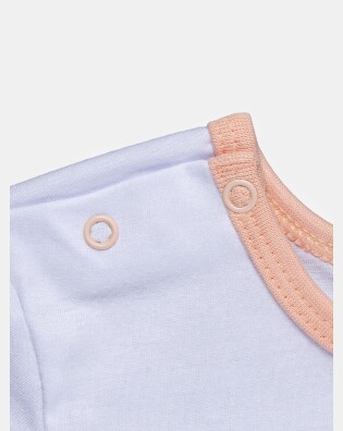 Pijama Feminino Baby Manga Curta e Calça