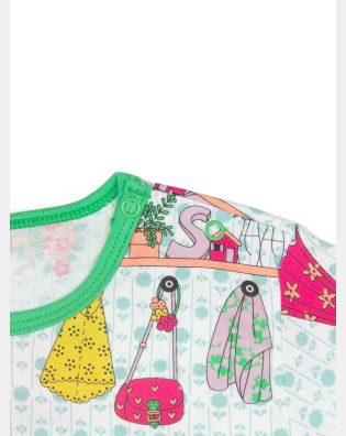 PIJAMA CAMISÃO MANGA CURTA FEMININO INFANTIL