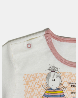 Camisão Feminino Baby Manga Curta