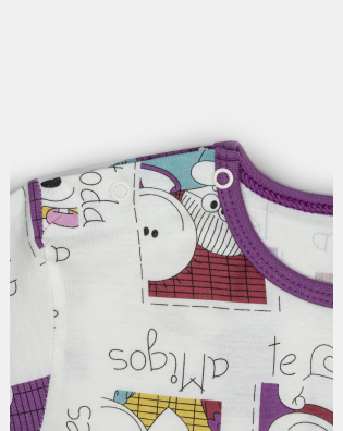Camisão Feminino Baby Manga Curta