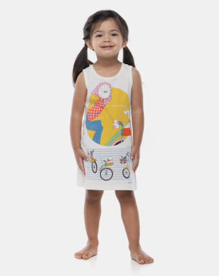 Loja Online Sonhart | Camisola Infantil Menina Regata Média Annie