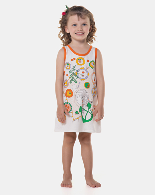 Camisola Infantil Menina regata Média Pat        