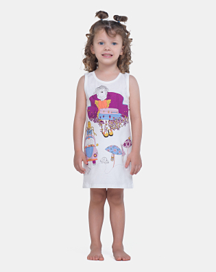 Camisola Regata Infantil Estampada