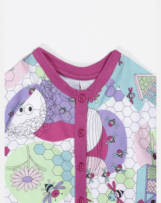 Macacão Feminino Baby Manga Longa