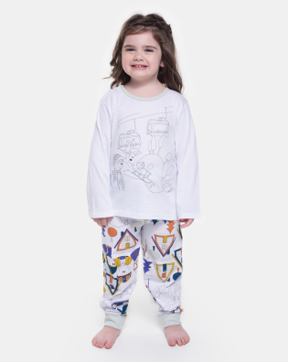 Pijama Manga Longa e Calça