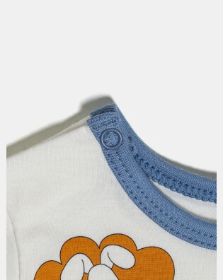 Pijama Masculino Bebe Manga Curta e Calça