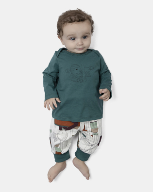 Kit Pagão Masculino Bebe Manga Longa