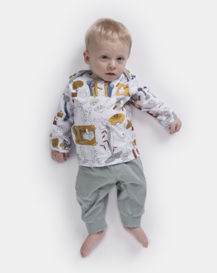 Kit mijão Bebê Menino longo Estampado