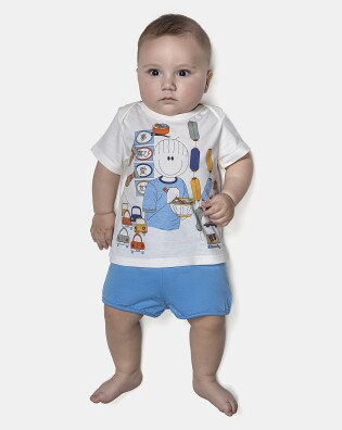 Kit Mijão Masculino Bebê Curto