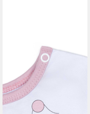 Pijama Bebê Menina manga curta e short  Estampado