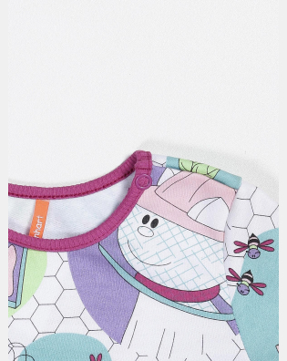 Conjunto Feminino Bebe Body Manga Longa e Calça Moletinho