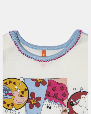 Pijama Feminino Bebe Manga Curta e Short