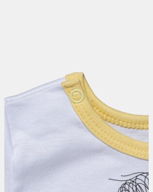 Pijama Feminino Bebê Manga Curta e Calça