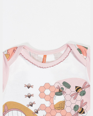 Macacão Feminino Bebe Manga Longa