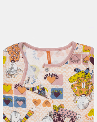 Macacão Feminino Bebe Manga Longa