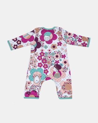 Macacão Feminino Bebe Manga Longa