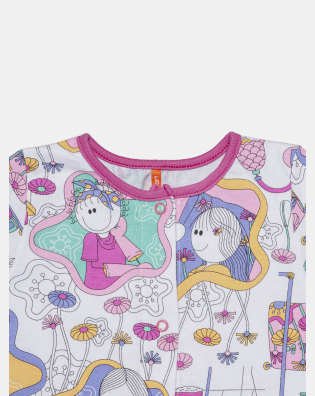 Macacão Feminino Bebe Manga Curta