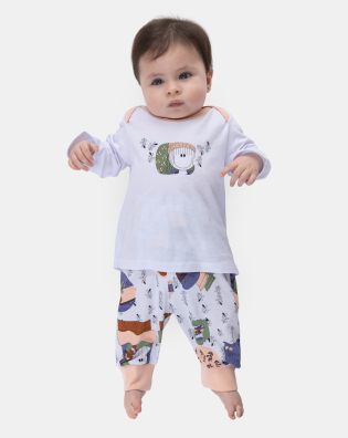 Sonhart Kit Pagão Manga Longa Para Menina