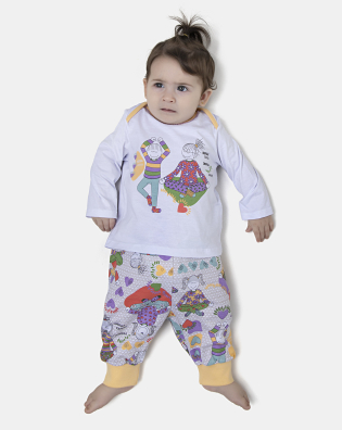 Kit Pagão Feminino Bebe Manga Longa