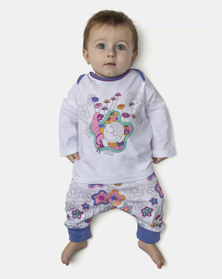 Kit Pagão Feminino Bebe Manga Longa