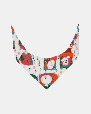 Babador Para Bebê Menina Sonhart Atoalhado Estampado