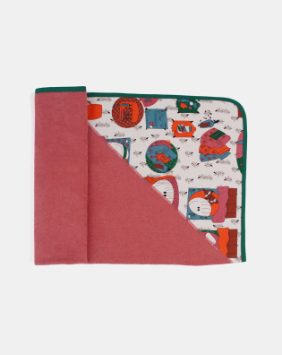 Manta Para Bebê Menina Plush Estampada | Sonhart