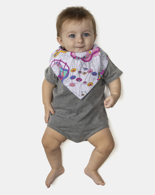 Babador Feminino Bebê