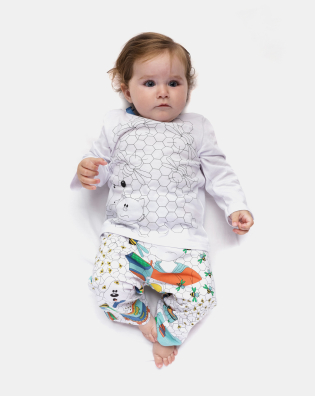 Pijama manga longa e calça