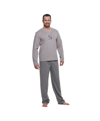 Pijama manga longa e calça     