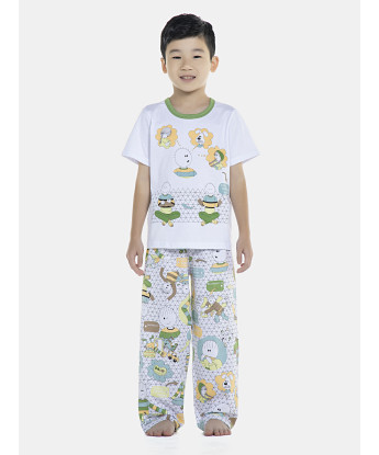 Pijama Masculino Kids Manga Curta e Calça