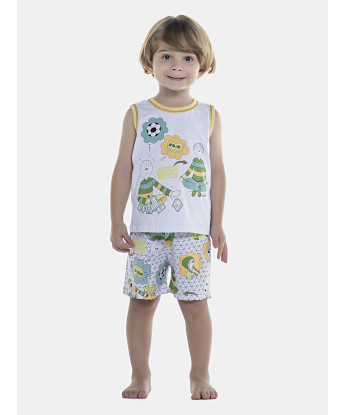 Pijama Masculino Baby Regata Machão e Bermuda