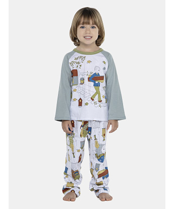 Pijama Masculino Baby Manga Longa e Calça