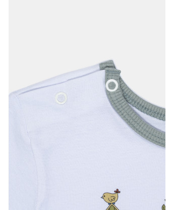 Pijama Masculino Baby Manga Longa e Calça Com Punhos