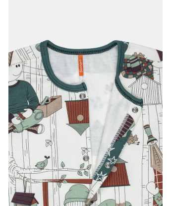 Macacão Masculino Baby Manga Longa Moletinho
