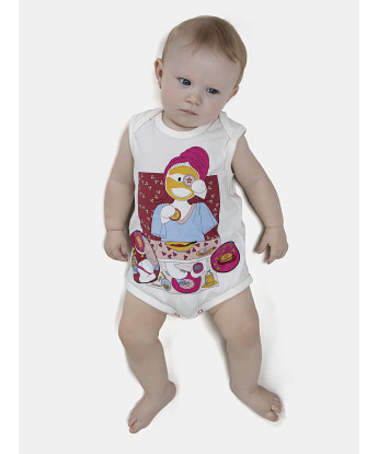 Kit Body Feminino Bebe Sem Mangas 