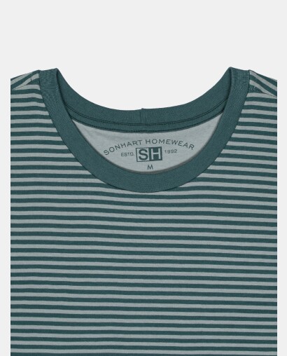 Pijama Masculino Adulto Manga Longa Listras e Calça