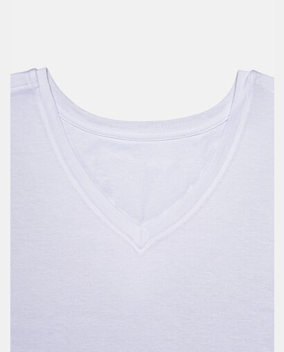 Pijama Masculino Adulto Manga Curta Decote V e Short