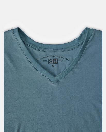 Pijama Masculino Adulto Manga Longa Decote V e Calça Listrada