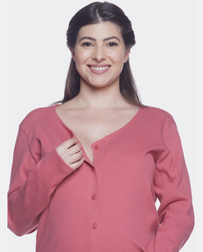 Homewear gestante manga longa e calça