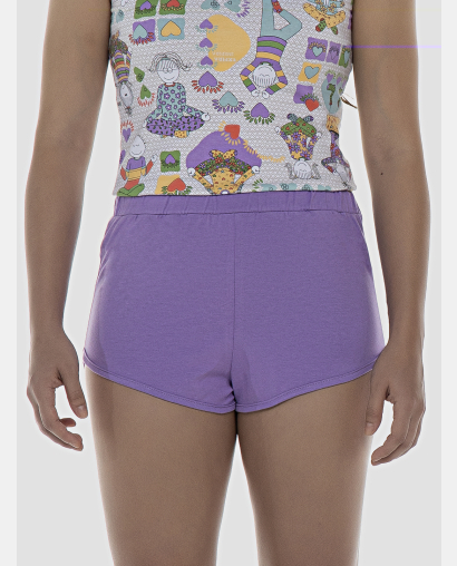 Pijama Feminino Adulto Regata e Short Cotton