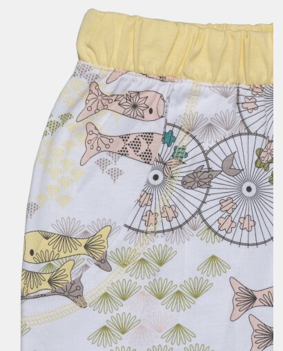 Pijama Feminino Adulto Regata e Bermuda