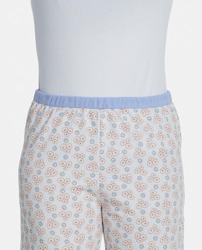 Pijama Feminino Adulto Manga Longa e Calça