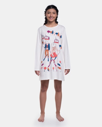 Camisão manga longa