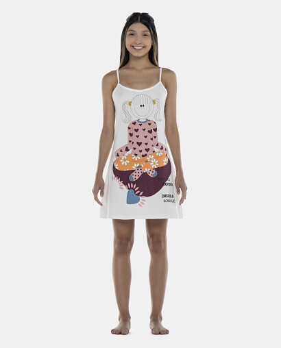 Camisola Feminina Adulto Alça